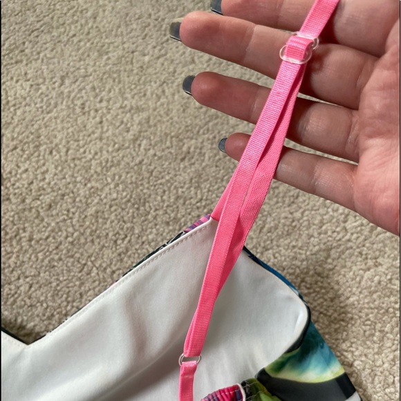 Tropical Print Dressy Tank Top - Picture 5 of 5